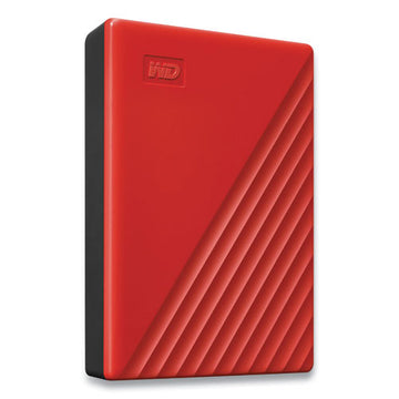 WD My Passport External Hard Drive, 4 Tb, Usb 3.2, Red freeshipping - TVN Wholesale